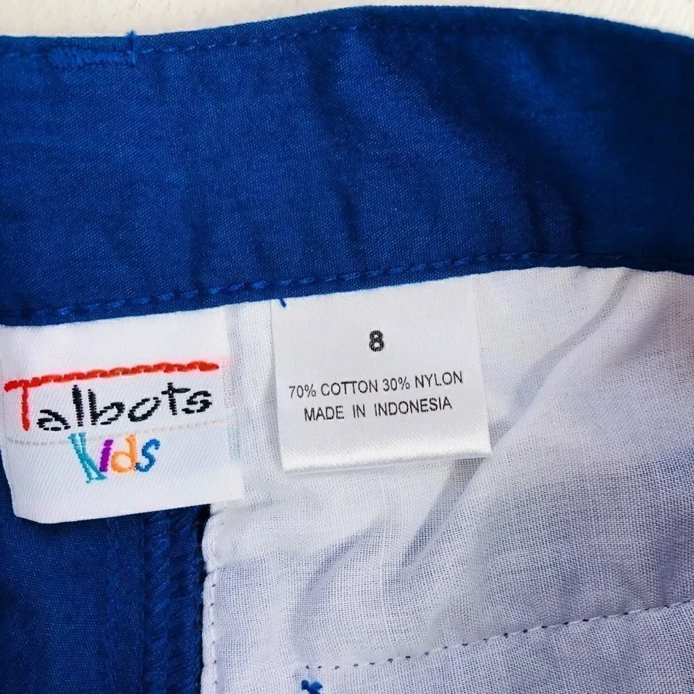 Talbots Kids Shorts Unisex Size 8 School